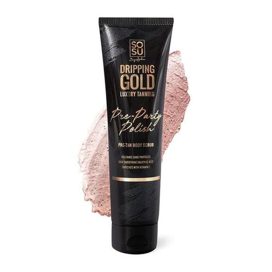 SOSU by SJ Dripping Gold Pre-Party Polish Pre-Tan Body Scrub 150ml