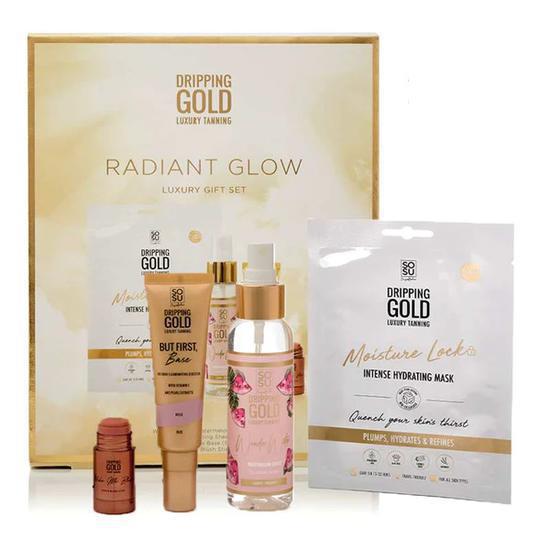 SOSU by SJ Dripping Gold Radiant Glow Gift Set 4 Piece Set