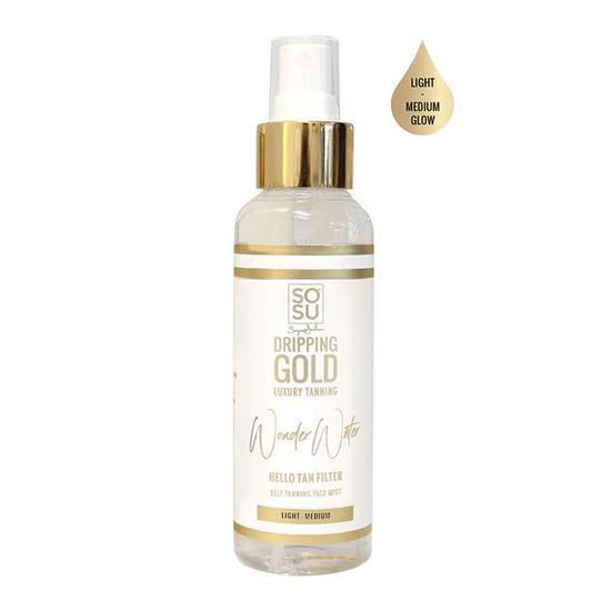 SOSU by SJ Dripping Gold Wonder Water Self Tanning Face Mist Light Medium