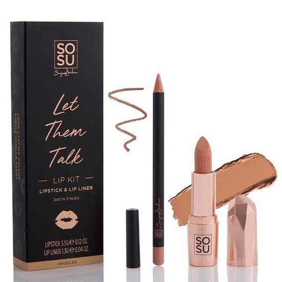 SOSU by SJ Let Them Talk Lip Kit Nudist