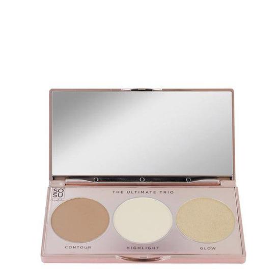 SOSU by SJ The Ultimate Trio Contour, Highlighter & Glow Powder Trio