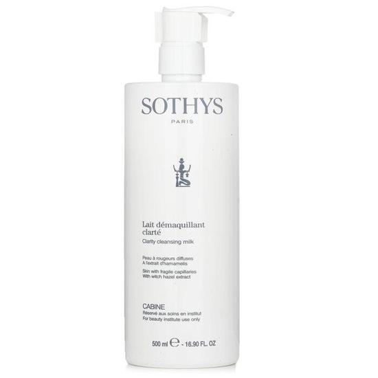 Sothys Clarity Cleansing Milk For Skin With Fragile Capillaries With Witch Hazel Extract Salon Size