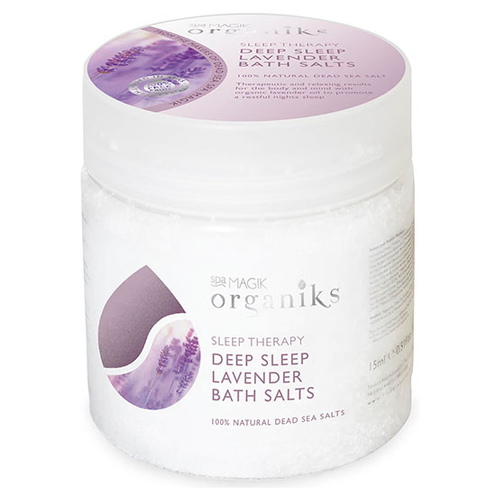 Dead Sea Spa Magik Organiks Sleep Therapy Deep Sleep Lavender Bath Salts