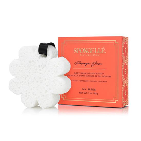 Spongelle Body Wash Infused Buffer Full-Size: Papaya Yuzu