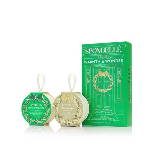 Spongelle Festive Warmth & Wonder Body Infused Buffers Gift Set