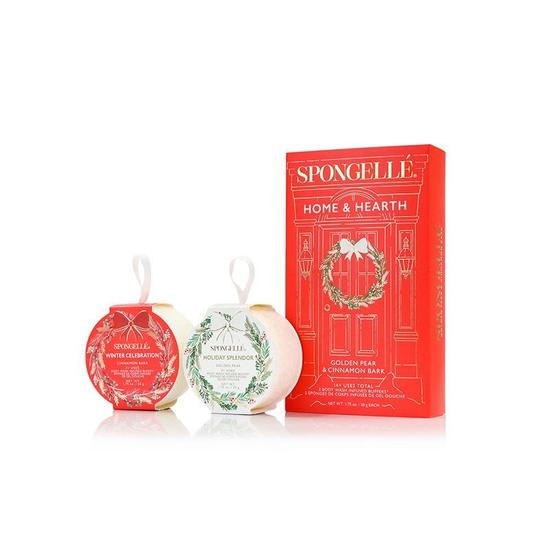 Spongelle Home & Hearth Body Infused Buffers Gift Set
