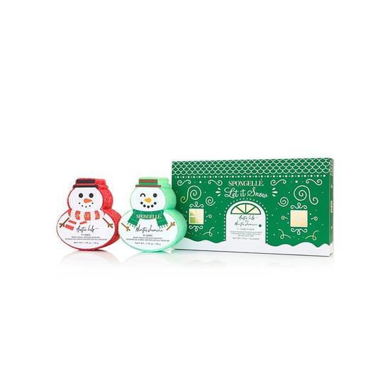 Spongelle Let It Snow Body Wash Infused Buffers Gift Set