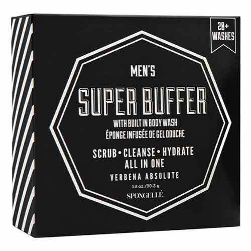Spongelle Men's Super Body Buffer Full-Size: Verbena Absolute