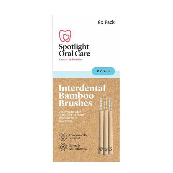 Spotlight Oral Care Interdental Bamboo Brushes 0.6mm (8 pack)