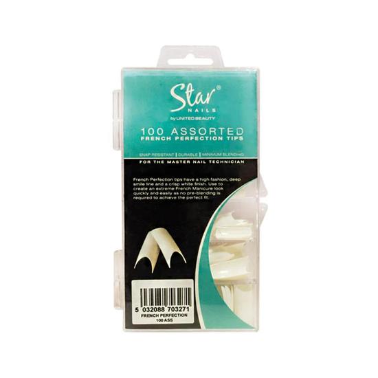 Star Nails French Manicure Perfection Tips 100pk Mixed