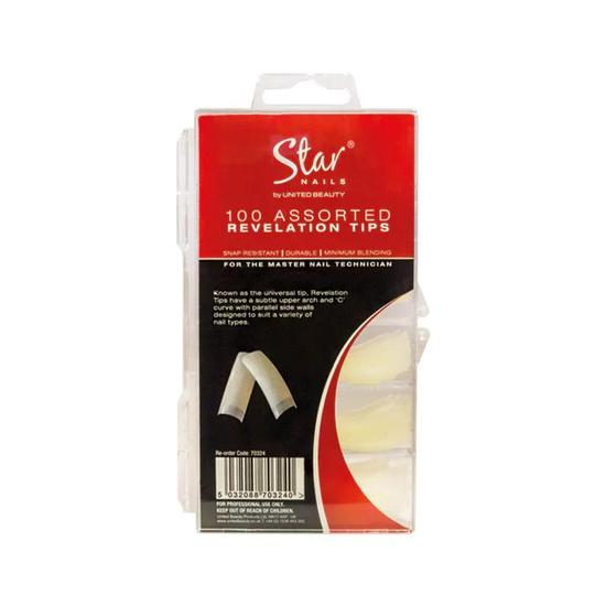 Star Nails Revelation Tips 100pk Mixed