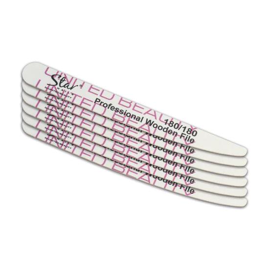 Star Nails Tapered File 180/180 6pk
