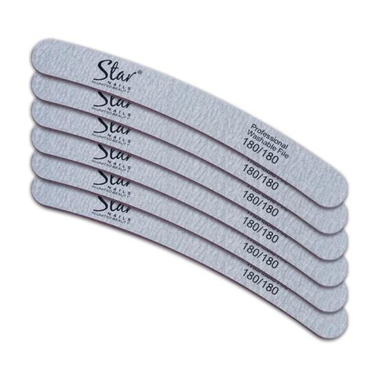 Star Nails Zebra Boomerang File 180 6pk
