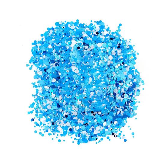 Stargazer Confetti Face Glitter Blue