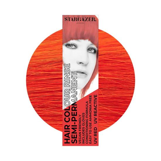Stargazer Semi Permanent Hair Dye Neon Red