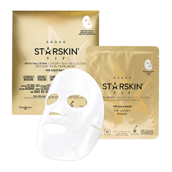 STARSKIN The Gold Mask VIP Revitalizing Luxury Coconut Bio-Cellulose Second Skin Face Mask