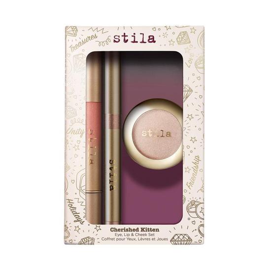 Stila Cherished Kitten Eye, Lip & Cheek Set