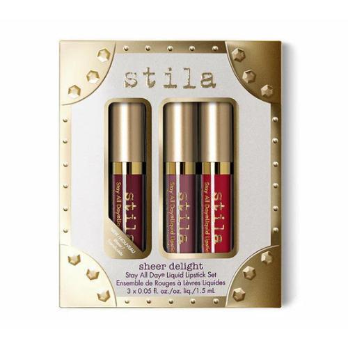 Stila Sheer Delight Stay All Day Liquid Lipstick Set- Warm & Fuzzy