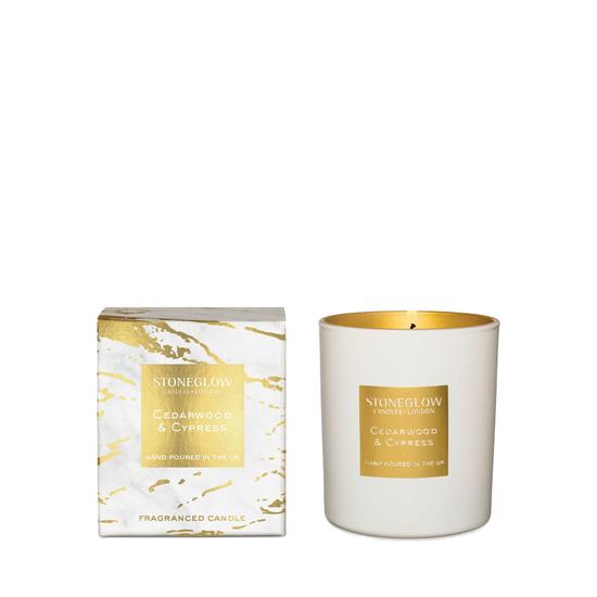 Stoneglow Cedarwood & Cypress Tumbler Candle