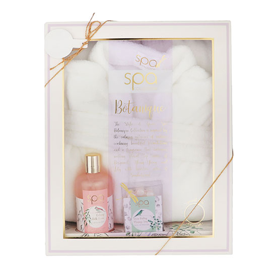 Style & Grace Botanique Bathrobe Gift Set