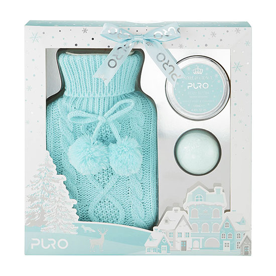 Style & Grace Puro Hot Water Bottle Gift Set