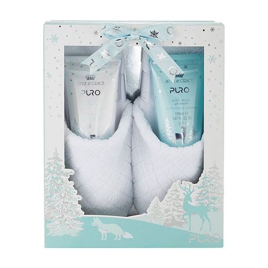 Style & Grace Puro Slipper Gift Set