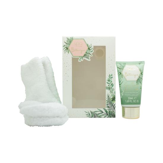 Style & Grace Spa Botanique Sock Gift Set Foot Lotion + Of Socks
