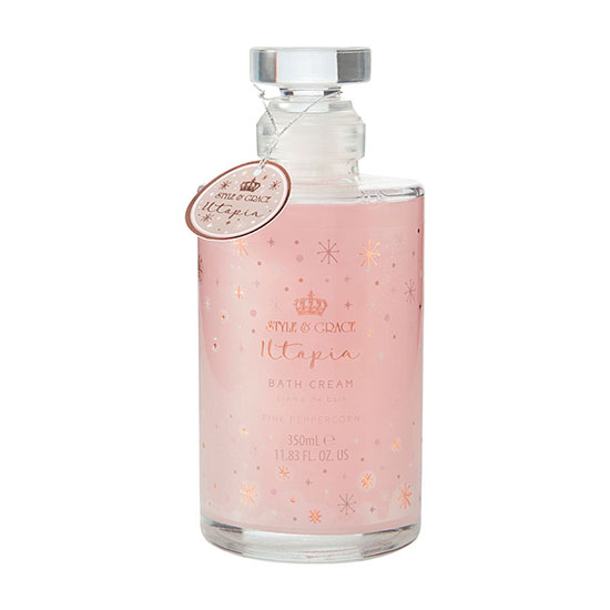 Style & Grace Utopia Glass Bottle Bath Cream 350ml