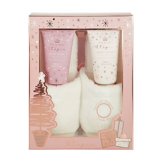 Style & Grace Utopia Slipper Gift Set