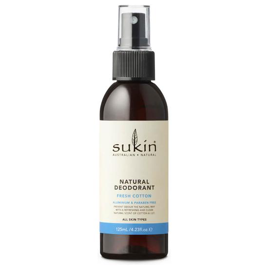Sukin Deodorant Fresh Cotton 125ml