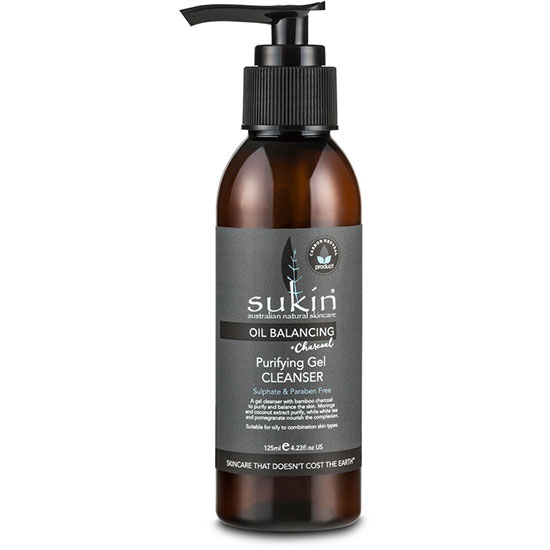 Sukin Oil Balancing+ Charcoal Balancing Gel Cleanser