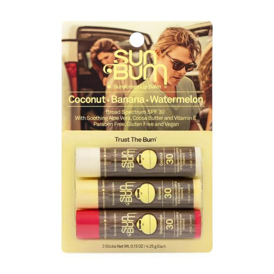 Sun Bum Lip Balm SPF 30 Set 3 x 4.25g