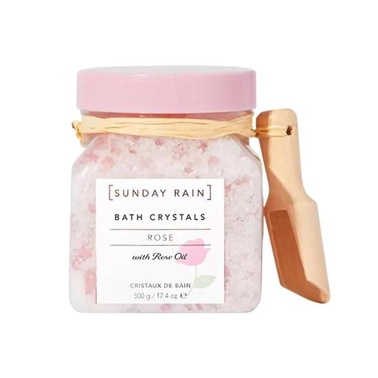 Sunday Rain Rose Bath Crystals 500g