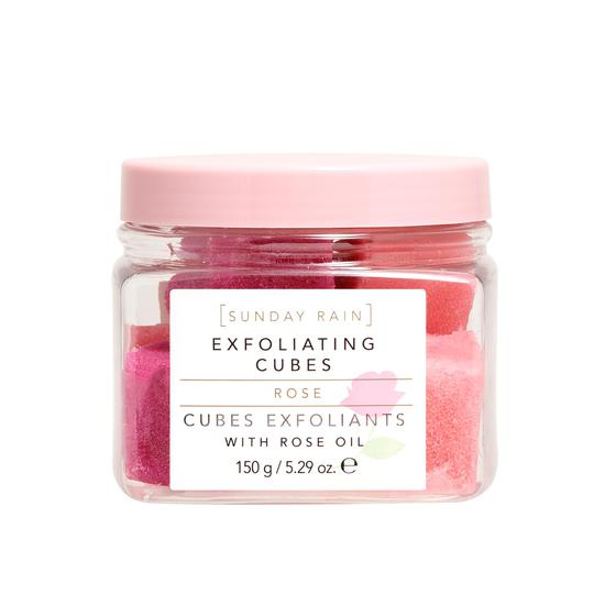 Sunday Rain Rose Exfoliating Cubes 150g