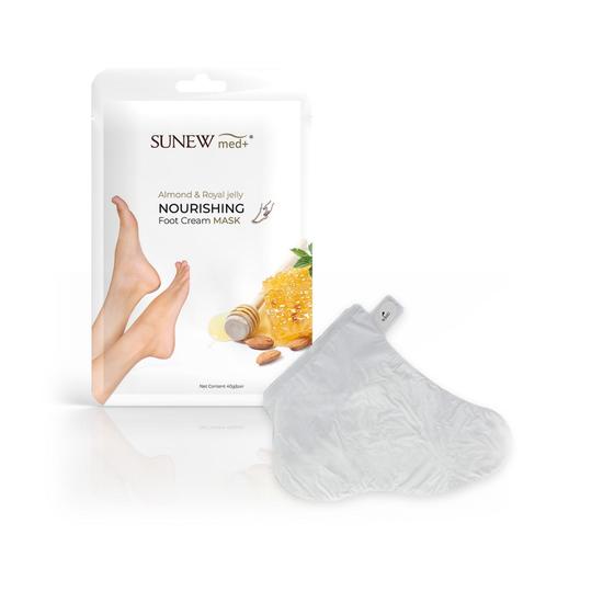 SunewMed+ Nourishing Foot Cream Mask Almond & Royal Jelly Pair x1