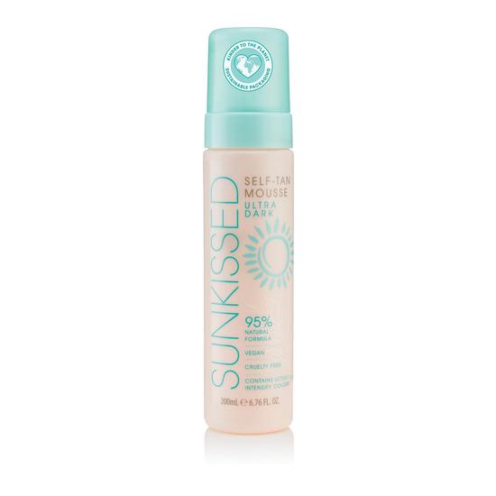 Sunkissed 95 Percent Natural Self Tan Mousse Ultra Dark