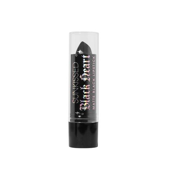 Sunkissed Black Heart Matte Lipstick Black