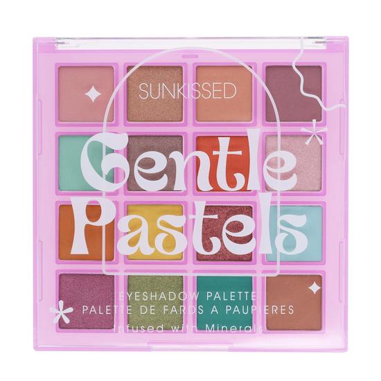 Sunkissed Gentle Pastels Eyeshadow Palette 16 Shades