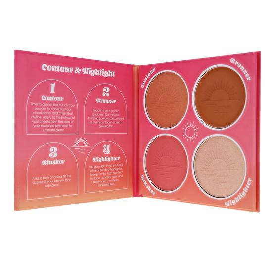 Sunkissed Radiant Lustre Face Palette 4 Shades