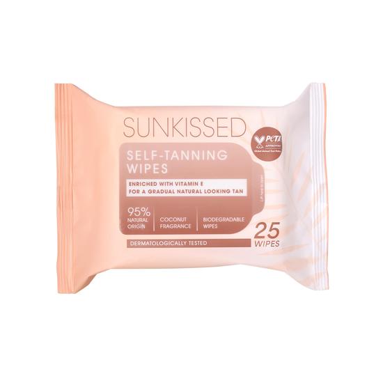 Sunkissed Self-Tanning Wipes 25 Pieces