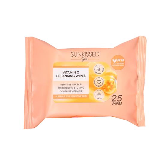 Sunkissed Skin Vitamin C Cleansing Wipes 25 Pieces