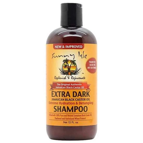 Sunny Isle Extra Dark Jamaican Black Castor Oil Extreme Hydration & Detangling Shampoo 12oz