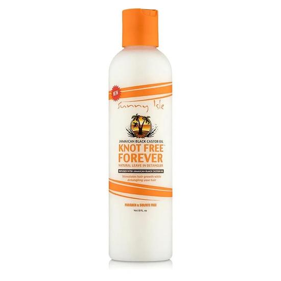 Sunny Isle Jamaican Black Castor Oil Knot Free Forever Natural Leave-In Detangler 8oz