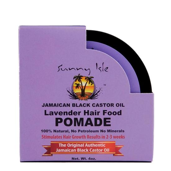 Sunny Isle Jamaican Black Castor Oil Lavender Hair Food Pomade 4oz