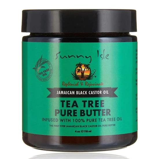 Sunny Isle Jamaican Black Castor Oil Pure Butter With Tea Tree Oil 4oz