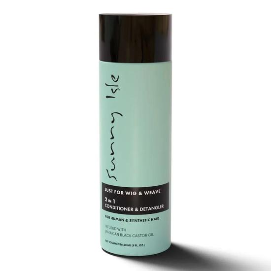 Sunny Isle Just For Wig & Weave 2 In 1 Conditioner & Detangler 8oz