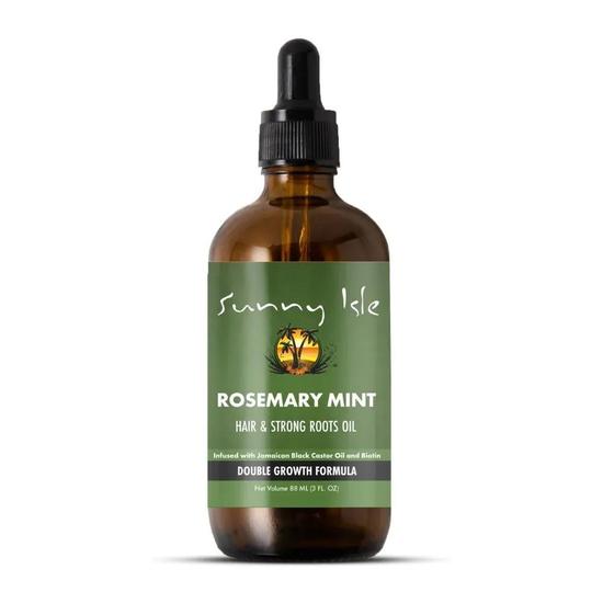 Sunny Isle Rosemary Mint Hair & Strong Roots Oil 3oz