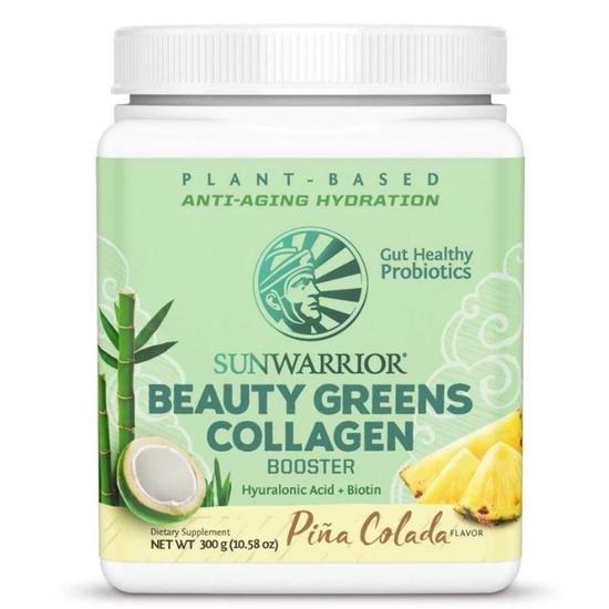 SunWarrior Beauty Greens Collagen Pina Colada 300g