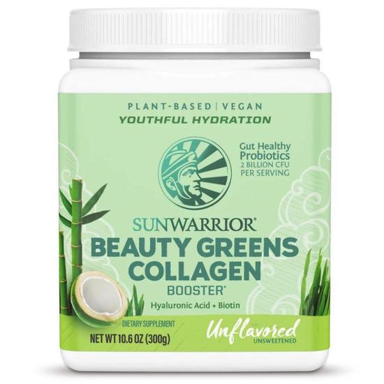 SunWarrior Beauty Greens Collagen Unflavoured 300g