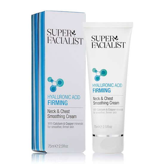 Super Facialist Hyaluronic Acid Firming Neck & Chest Smoothing Cream 75ml